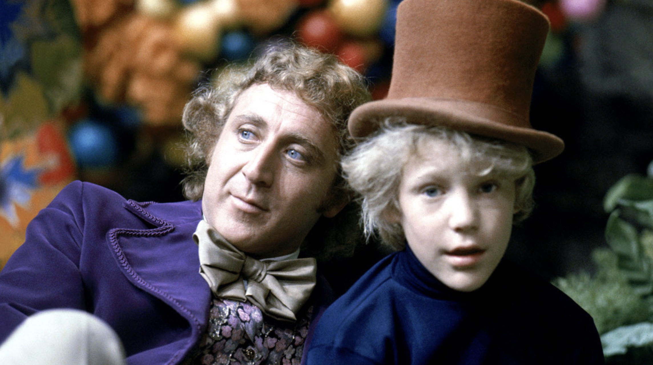 Gene Wilder and Peter Ostrum